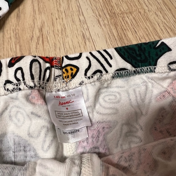 NWOT Hanna Andersson Colorful Animal Pajama Set - Picture 3 of 4